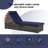 Outdoor Chaise Lounge Chair Set Of 2 With Storage, Adjustable Backrest, Table, And Cushion – Rattan Patio Recliners For Poolside, Backyard, Garden, And Beach Tanning - Beige-800015953