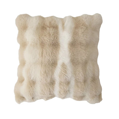 Faux Fur Throw Pillow