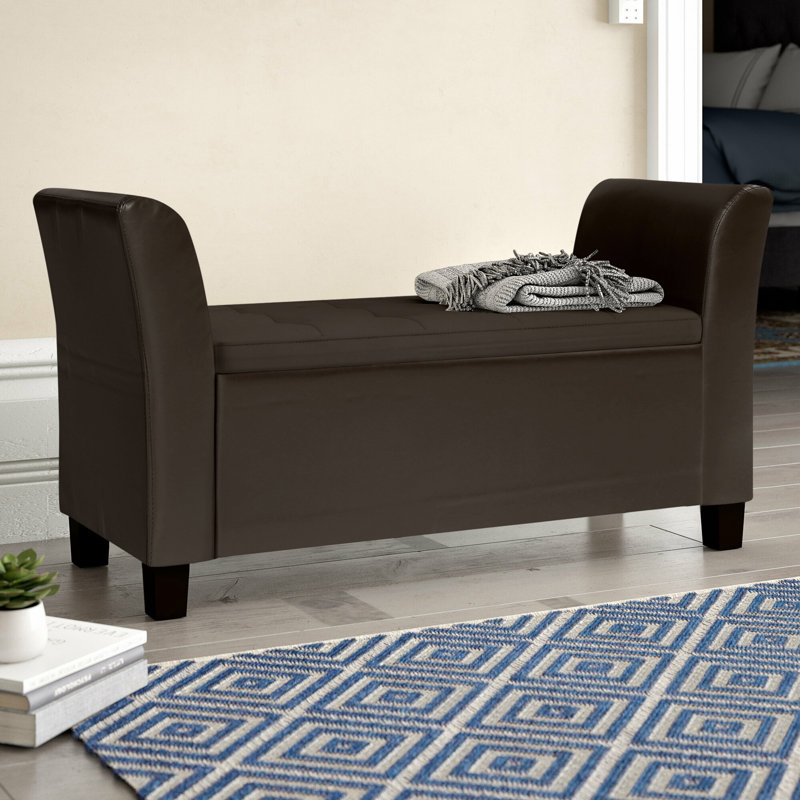 Ashley Storage Bench, Brown