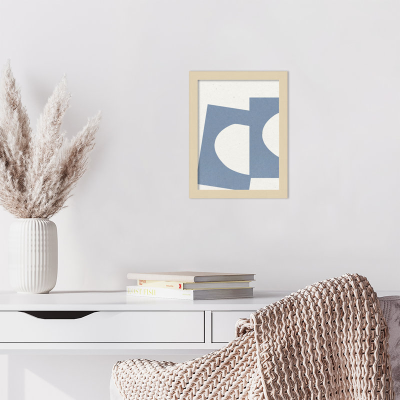 «Parris Collage Paper» par le MIUUS STUDI, impression sur bois encadrée, Brun, H 13 po x l 10 po