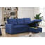 Canapé modulaire convertible rembourré avec méridienne coulissante-1190688675