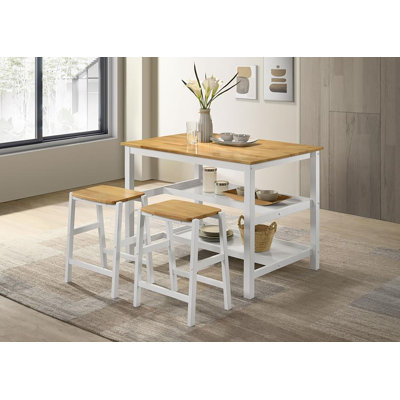 Jacomina 3-pcs Counter Height Table Set