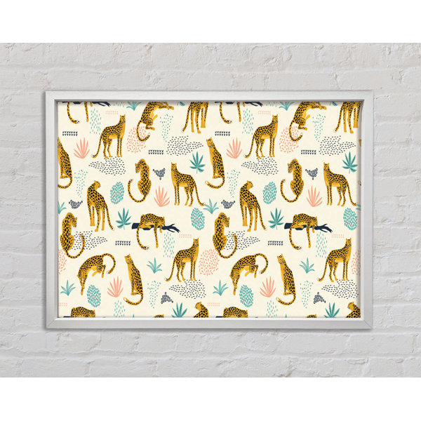 Bright Star The Lovely Leopard Pattern - Single Picture Frame Print on ...