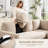 95" Upholstered L Shaped Sofa Modern Sectional-926521336