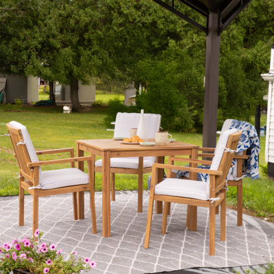 Rodanthe 5-Piece Acacia Outdoor Dining Set