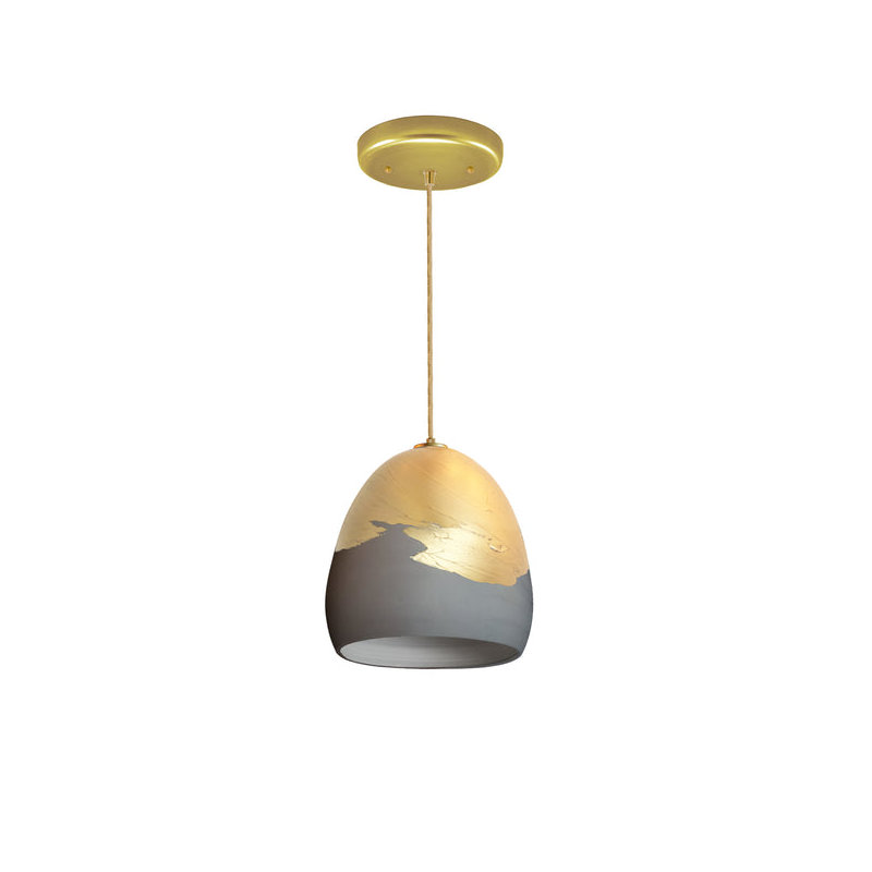 Architect 1 - Light Pendant, Gray & Brass Ombre, LED Bulb Included, UL Listed for Dry Locations