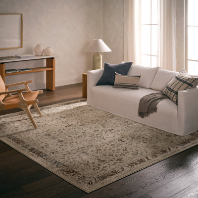 Jaipur Living Noelle Power Loomed Traditional Gray Area Rug (7'10inX9'10in)