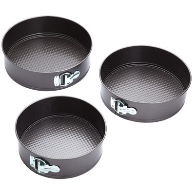 3 Piece Non-Stick Springform Pan Set