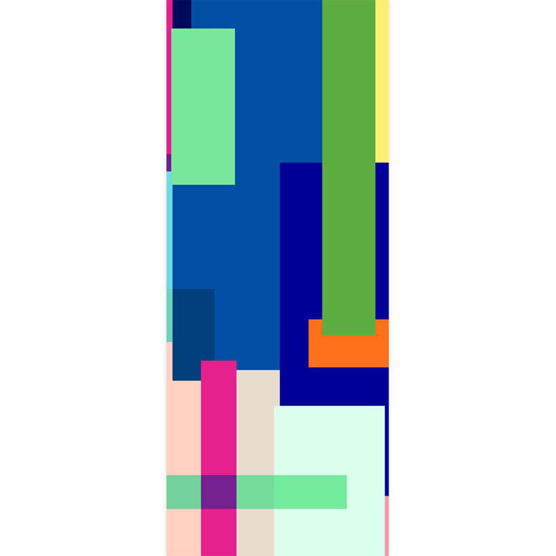 Peel & Stick Geometric Shapes Border, 120" L x 48" W
