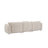110" Camel Lambswool Sherpa 4-Seat Sofa, Modular Design with 3 Pillows
