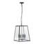 Ascencio 4 - Light Black Lantern Pendant