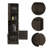 Dark Walnut 8-Bottle 2-Shelf Bar Cabinet-512809961