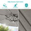Parasol en aluminium 11 pi-4244204
