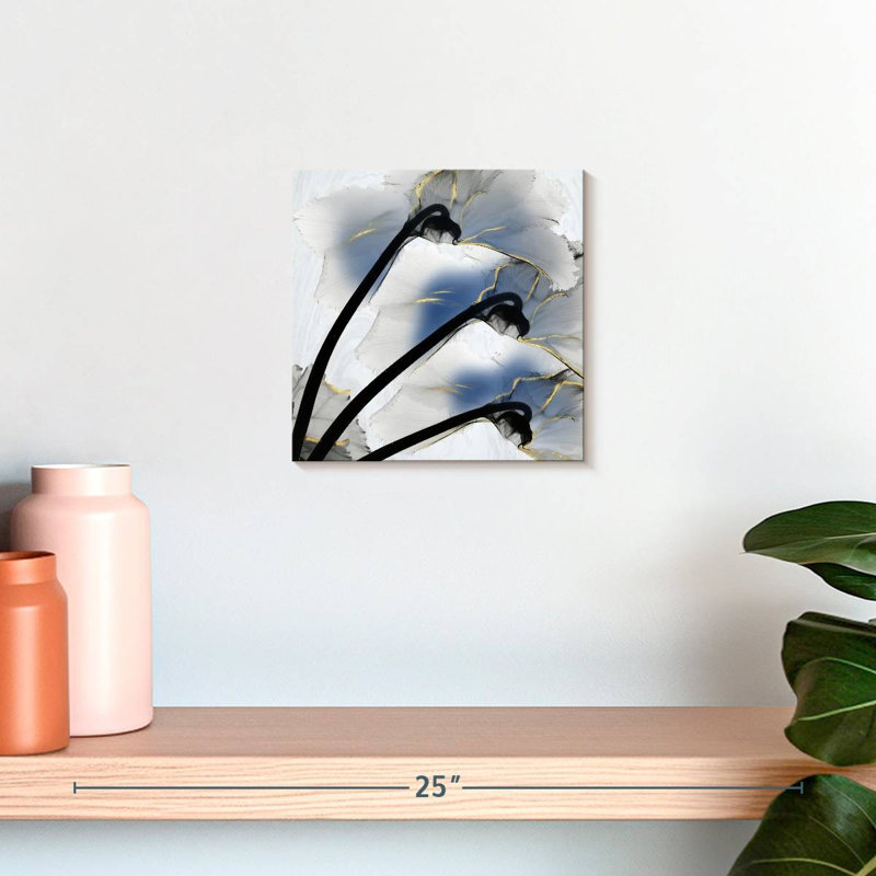 Indigo Luster Marble, 10" H x 10" W