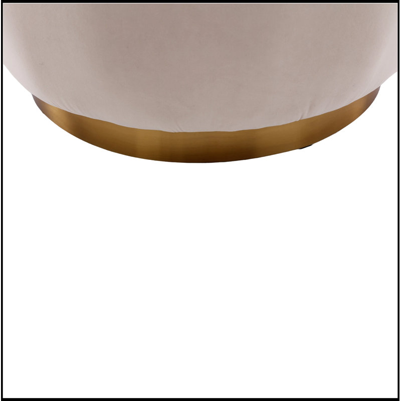Baril pivotant avec siège large Canterbury, Beige