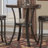 Aleira 2-Person Round Manufactured Wood Dining Set with Swivel Stools