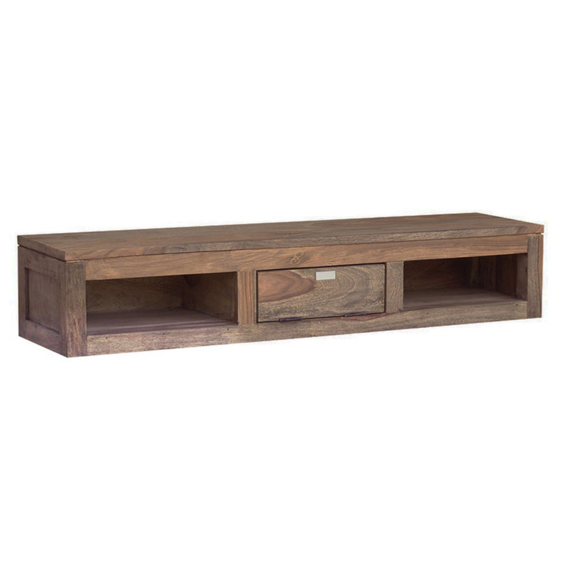 Nature Rosewood Solid Wood Floating Shelf