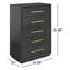 Commode 5 tiroirs Langley-604023450