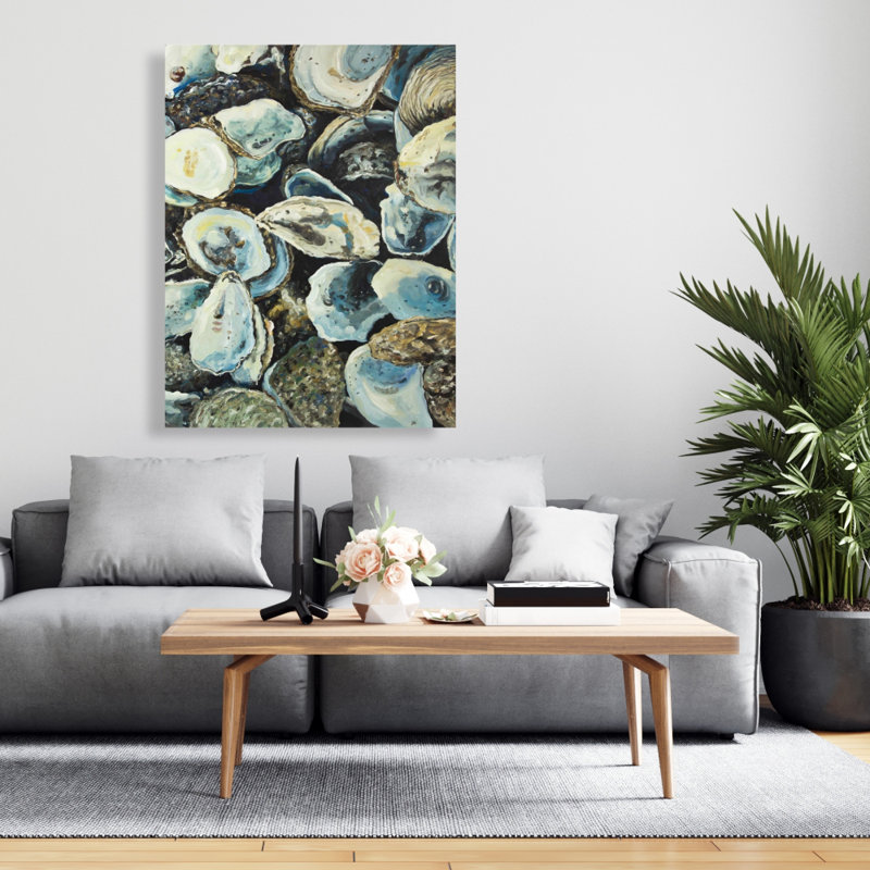 Oyster Shells - Gastronomy Marine Canvas for Home Decor