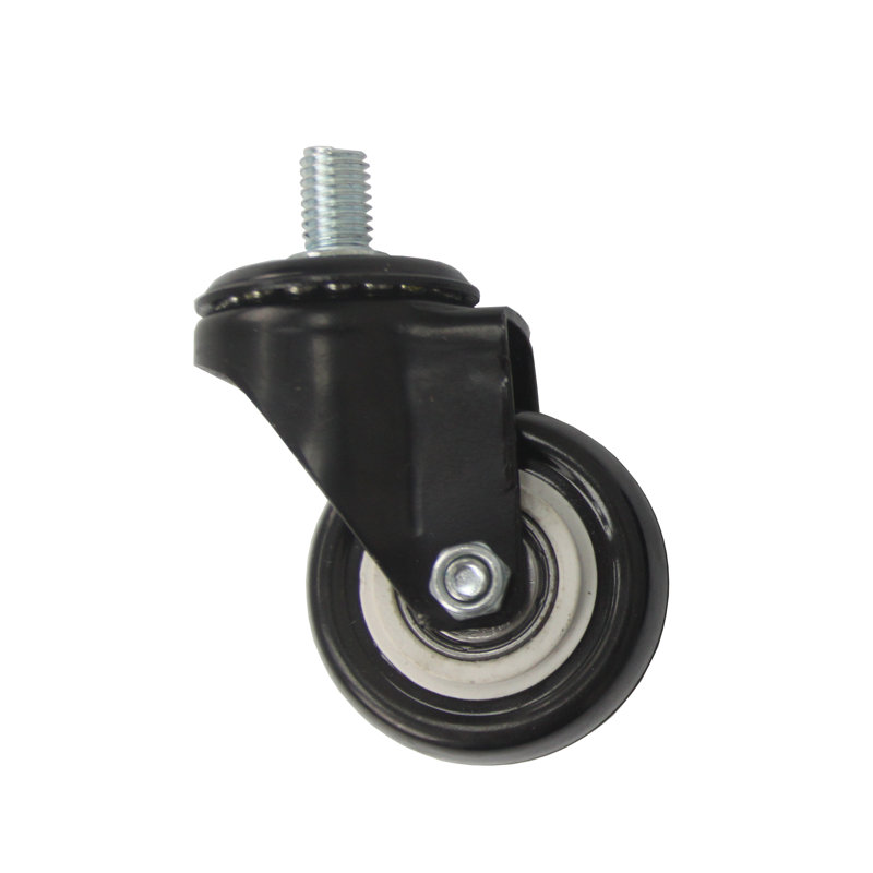 2" Threaded Stem Caster, M10 (10mm) Stem Thread Diameter, 9/16" (15mm) Stem Length