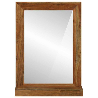 Solid Wood Rectangle Mirror