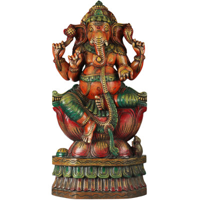 Le Shri Ganesha assis au lotus
