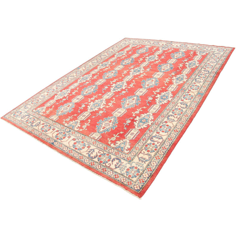 Abstract Wool Hand Woven 222cm X 300cm Area Rug
