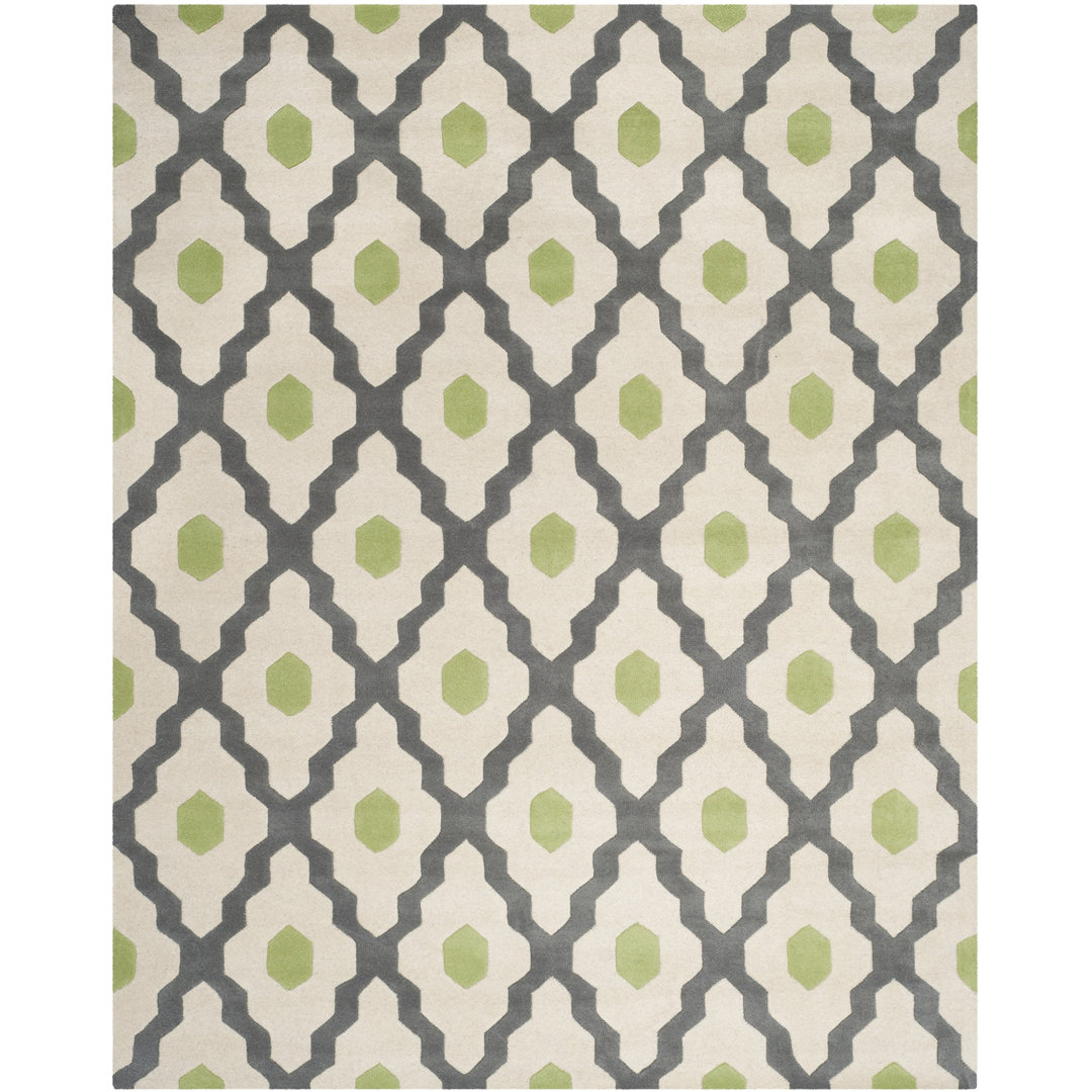 Carolene Hand Tufted Wool Grey/Ivory Rug