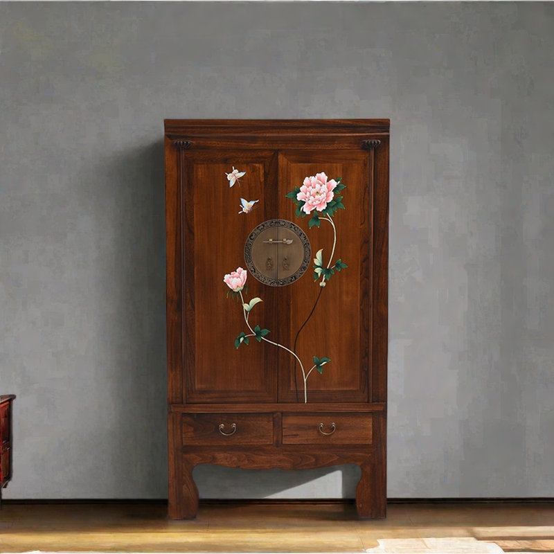Hand-Painted Entryway Cabinet