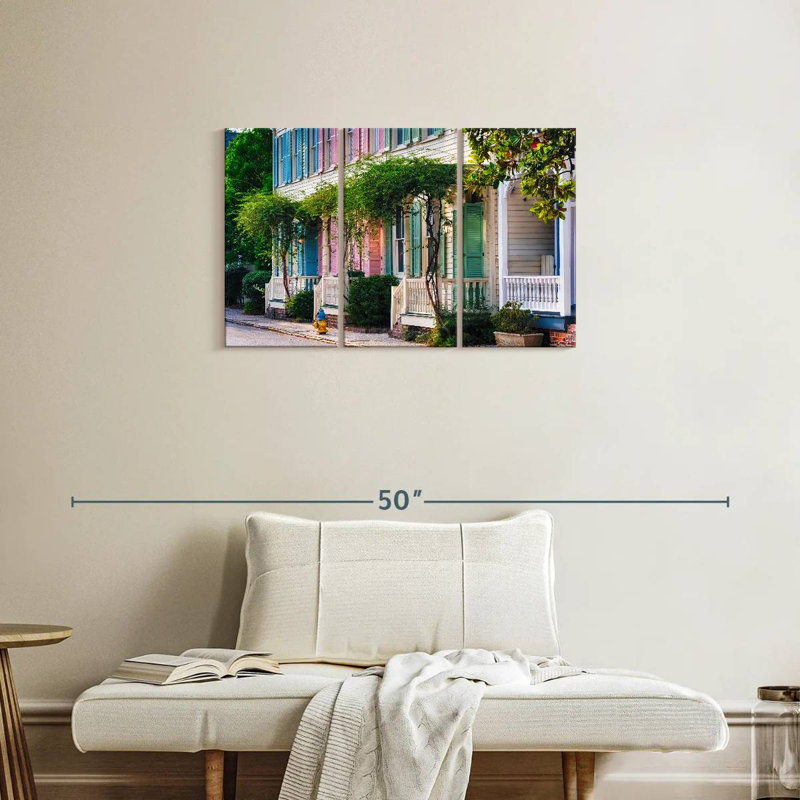 Historic Row Houses, 20" H x 33" W