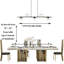 5 - Light Kitchen Island Linear Pendant