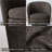 Set Of 2 Modern Tweed Swivel Barrel Accent Chairs-439750804