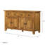 Armoire 55X19X31.5 "brun
