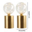 Dominquez 2 Set of 21cm Gold Table Lamp Battery Powered