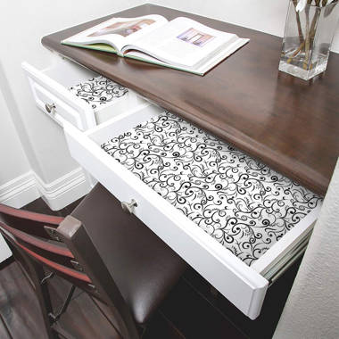 Shelf Liner 13.5 Inch x 20FT, Drawer Liner for Kitchen Cabinets Shelves  Tabletops, Non-Adhesive Kitchen Shelf Liner Refrigerator Liners, Silver Grey