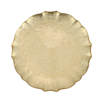 Baroque Handmade Glass Dinner Plate