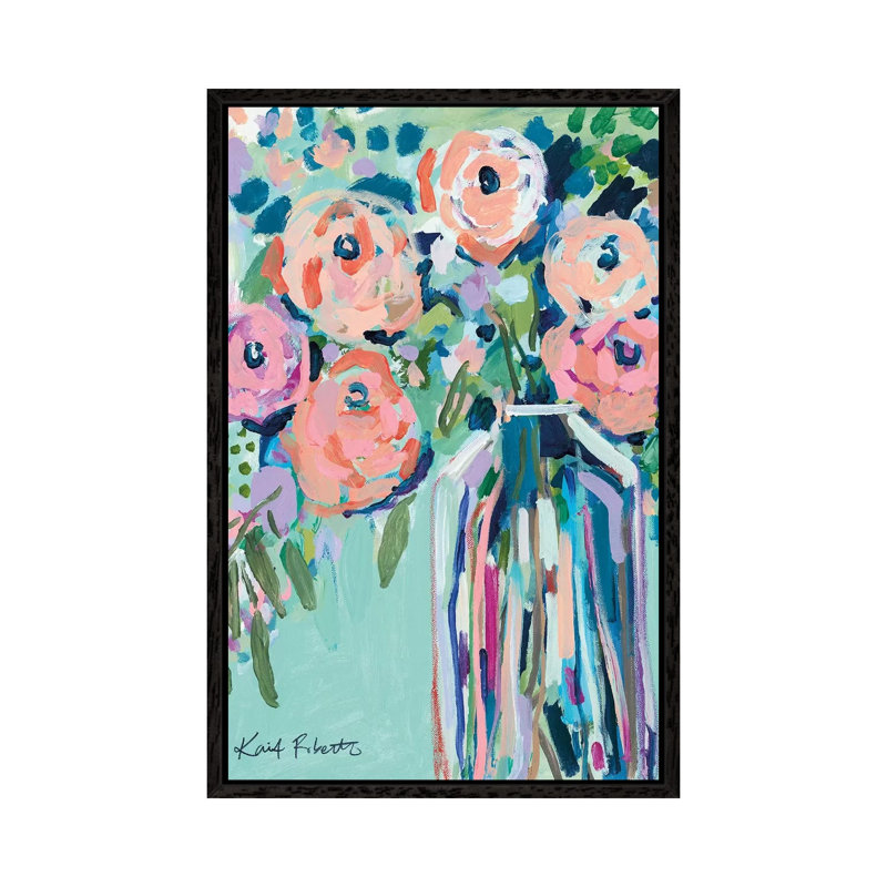 Let The Light In by Kait Roberts - Painting on Canvas, 66.04cm H x 45.72cm W x 3.81cm D, Black Framed