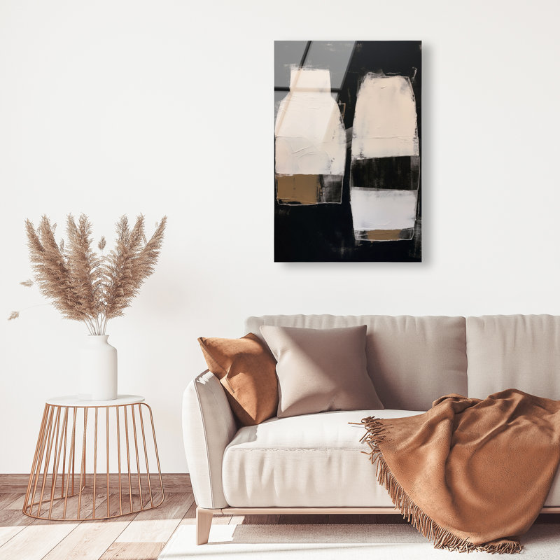 Silent Eruption High-Gloss Frameless Acrylic Glass Wall Art Abstract Print by Oliver Gal, Ready to Hang, 10 x 15, 45"H x 30"W