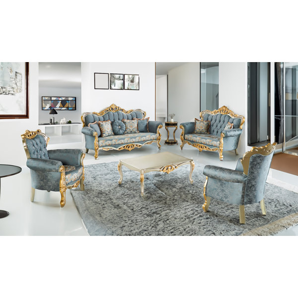 Blue Royal living room set – Ghenogas gallery