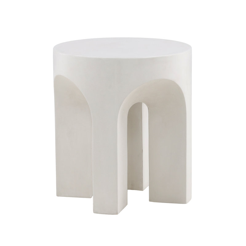 Hutchins Concrete Outdoor Side Table