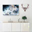 Beautiful Lion in Abstract - Wrapped Canvas-55314232
