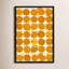 Satori Dots Pattern Curry by Studio M - Picture Frame Print-925023082-925023383