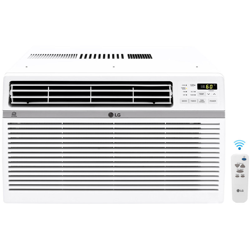 LG 18,000 BTU 230V Window Smart Air Conditioner with Remote, 180000
