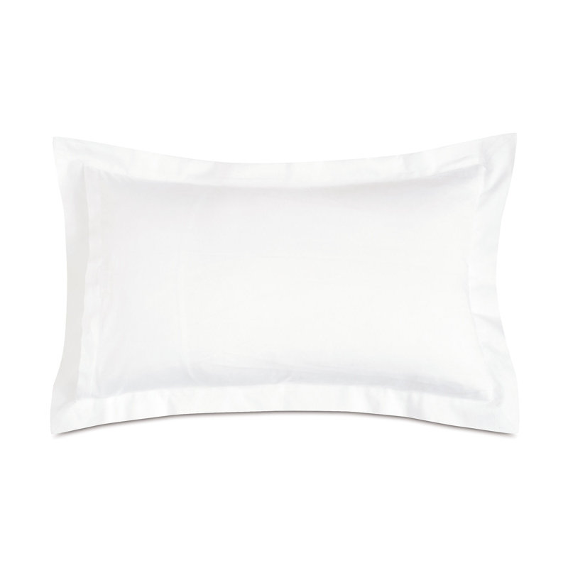 Fresco Sateen Envelope Sham, Queen, White