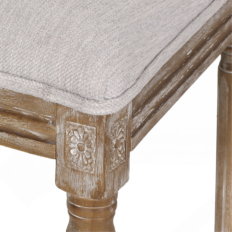 Chaise de salle à manger, Brun, Gris clair