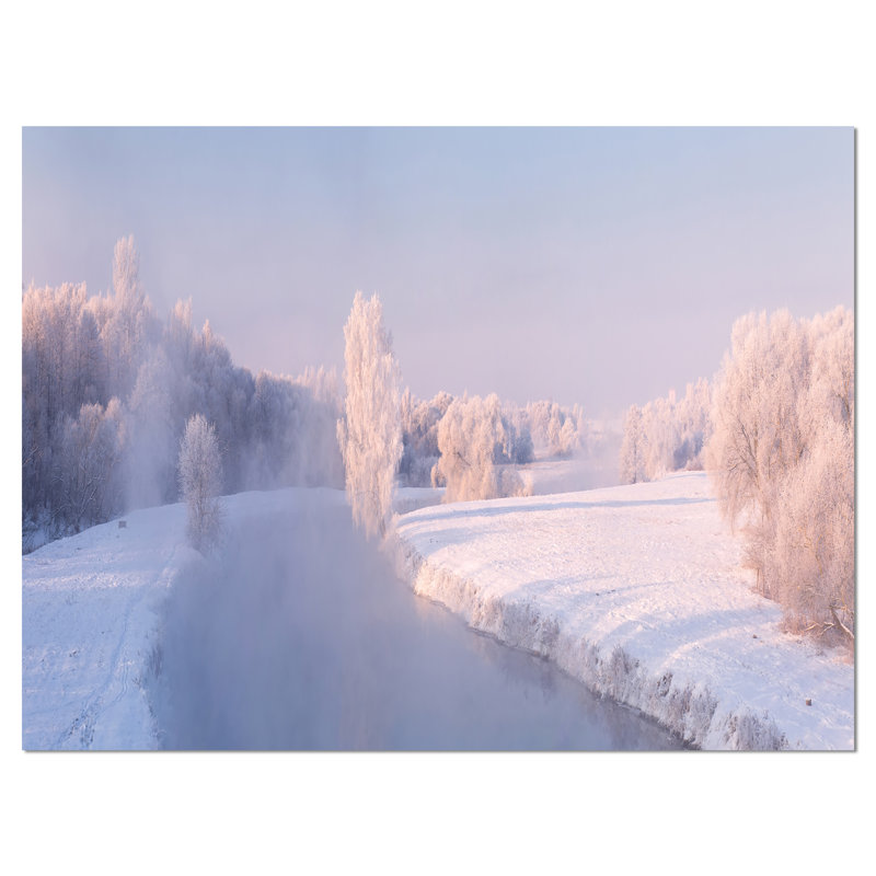 Bright Bright Winter Day - Reproduction de photo sur toile tendue, H 30 po x l 40 po x P 1 po