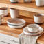Ensemble de 4 assiettes coupées en porcelaine Austin Libbey, 10 po, blanc-89236263