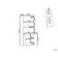 Almaguer 197cm H x 80cm W Particle Board Bookcase-1670182769