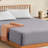 My Home Store Gylfi 300 Thread Count Egyptian-Quality Cotton Percale Fitted Sheet-773707520-773707525