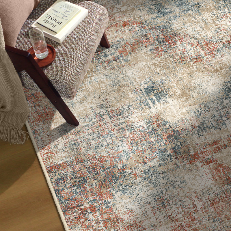 Performance Machine Washable Area Rugs, Rectangle 5' x 7', Multicolor